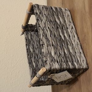 Gray Woven Basket